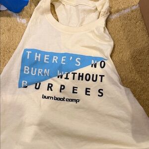 Burn Boot Camp Cream Crop Top